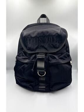 Dolls Kill Black Backpack Gothic Logo Alt Streetwear Bag